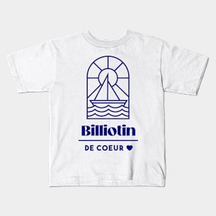 Billiotin of hearts - Brittany Morbihan 56 Sea Holidays Beach Kids T-Shirt